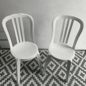 White Garden Chairs