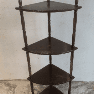 4 Tier Wooden Corner Shelf Unit