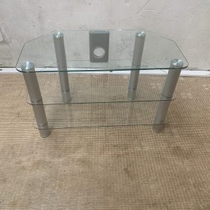 Glass TV Unit - 2 Tier