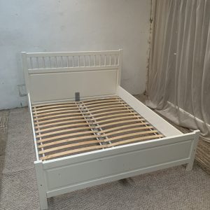 Cream Euro King Bedframe