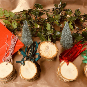 Eco-Friendly Christmas Gift Tags – Crafted from Irish Ivy