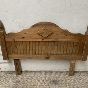 Double Wooden Headboard