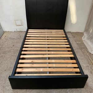 Small Double Faux Leather Bedframe - New Unboxed