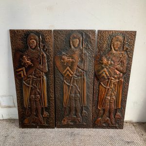 Medieval Scene Brass Art Wall Hangings