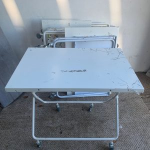Foldable Metal Table with Wheels - 5 Available