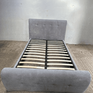 Kingsize Grey Fabric Bedframe - New Unboxed