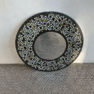 Round Mosaic Mirror