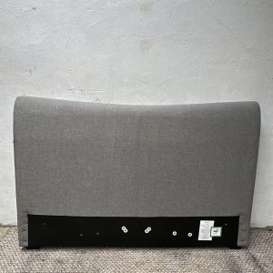 kingsize Head Of Bed  Grey Fabric - New Unboxed