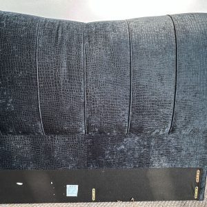 kingsize Head Of Bed  - Blue Fabric