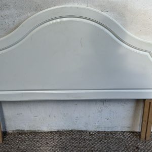 Double Headboard - White Wooden