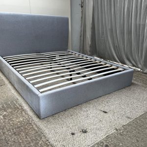 Super King Light Grey Fabric Bedframe - New Unboxed