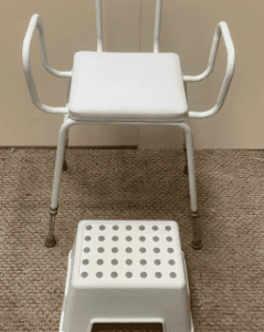 Mobility Shower Chair & Footstool