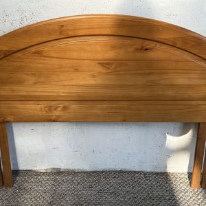 Double Headboard - Curved Pine