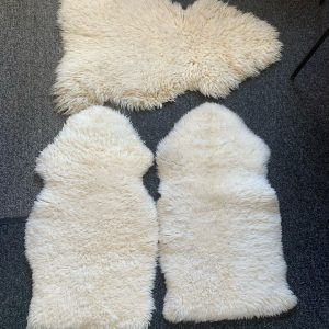 Sheep Skin Rugs - Set of 3