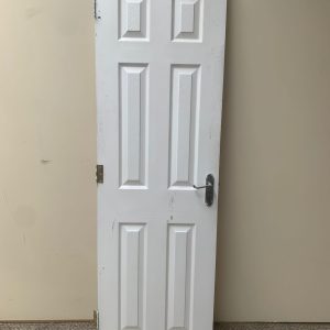Slim Internal White Door