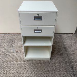 Filing Cabinet - 2 Drawer With Key