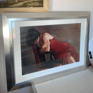 Red Dress by Michael J. Austin - Art Print