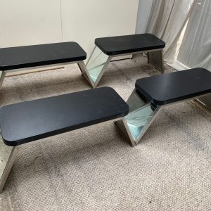 Shoe Fitting Bench With Double Mirror - 2 Available