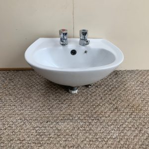 Ceramic Bathroom Sink & Taps