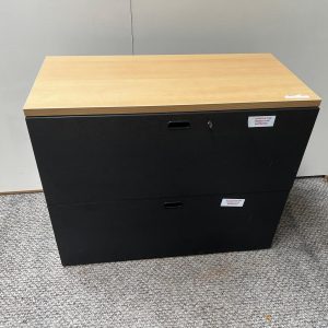 Fantoni Ufficio Two Drawer Hanging File Cabinet