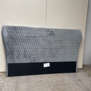 SuperKing Head of Bed - Grey Suede