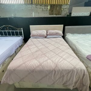Double Divan Set - Fabric Headboard and Mattress Included