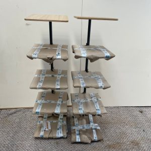 5 Tier Display Stands (Wooden Shelves) NEW