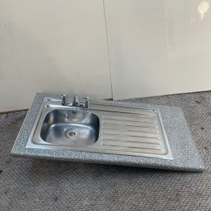 Kitchen Sink Counter Unit - Grey