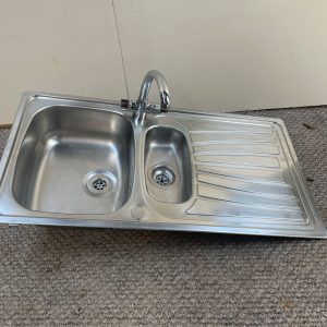 Stainless Steel Kitchen Sink with Taps