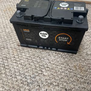 Halfords 12V AGM Battery (start/stop) - 2 Available