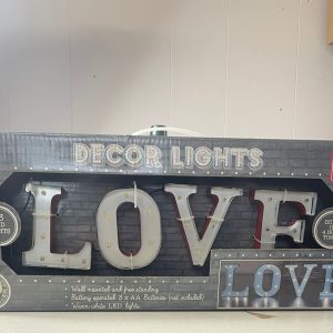 Home & Love light up signs
