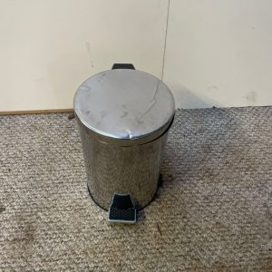 Stainless Steel Pedal Bins x 4