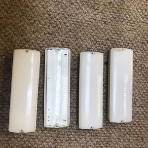 Emergency lights with battery backup