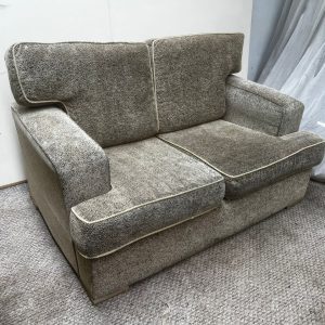 2 Seater Beige Pattern Sofa