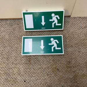 Emergency Exit Sign - 1 Available
