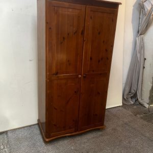 Solid pine wardrobe