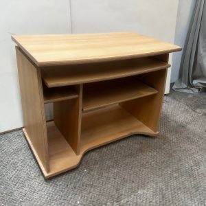 Solid pine computer table